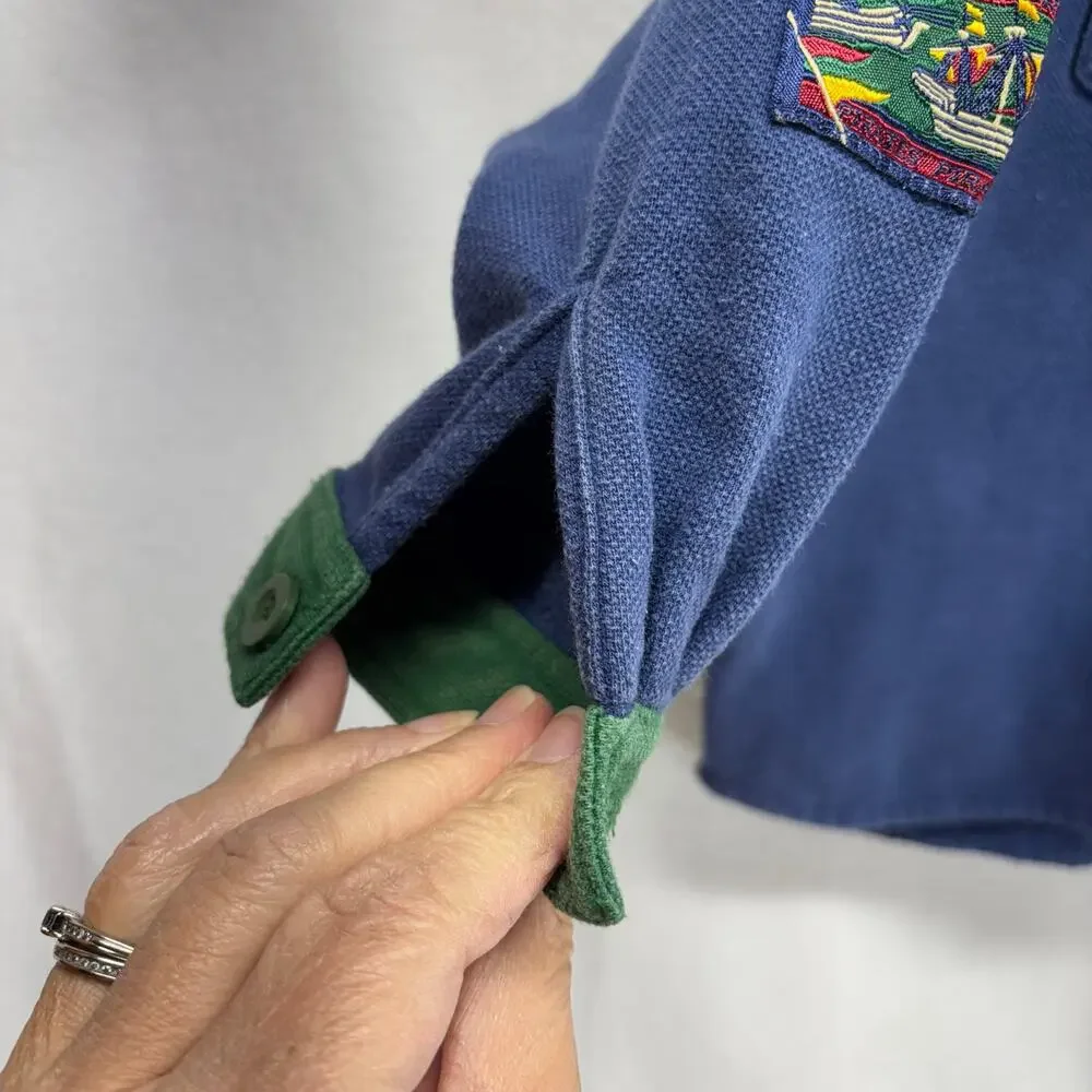 Vintage Gymboree Fleece‎ Lined Shacket - Kids Size Small